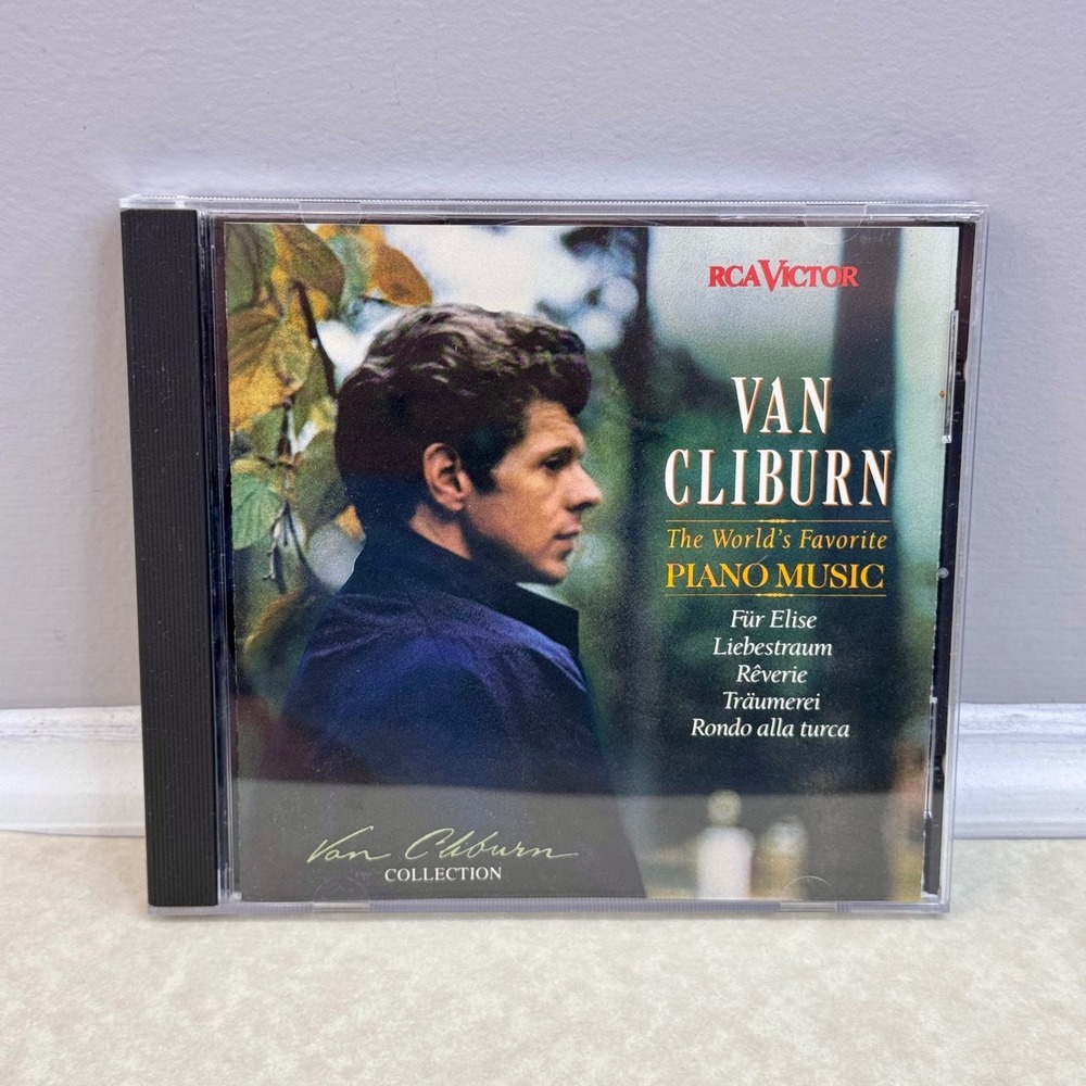 Van Cliburn: The Worlds Favorite Piano Music (CD, RCA Victor‎ 1992) ADD